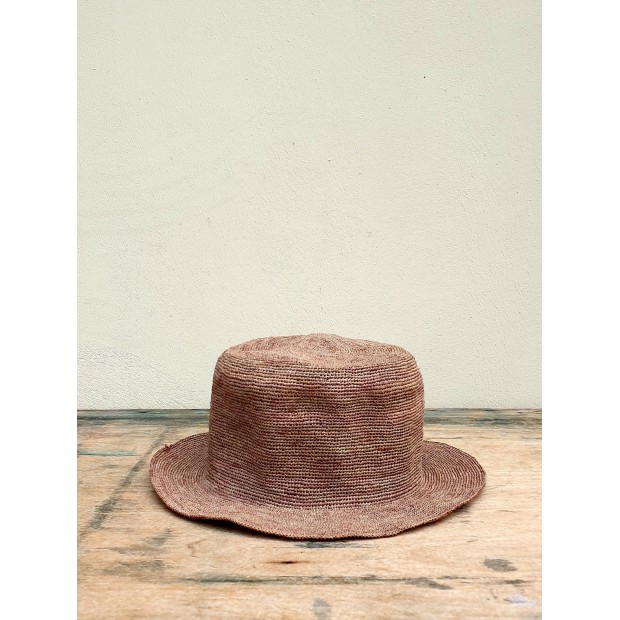 Sophie Digard rankų darbo vasarinė šiaudinė skrybėlė Sophie Digard rankų darbo vasarinė šiaudinė skrybėlė